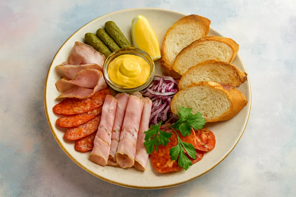 Мясная закуска к водке